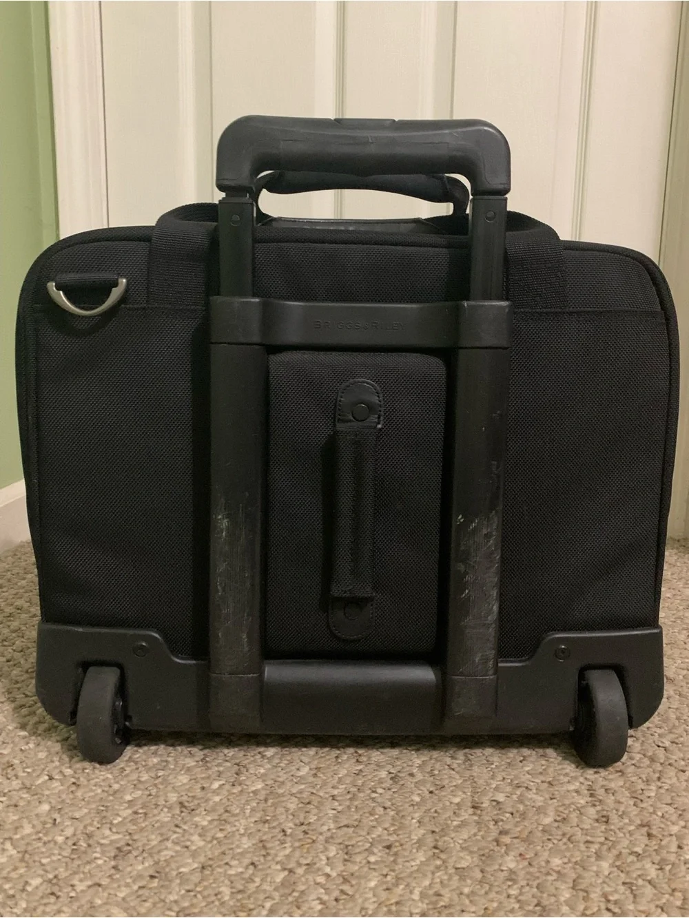 Briggs & Riley Black 2 Wheel Rolling Cabin Bag BR212x-4 Carry On Size  Luggage